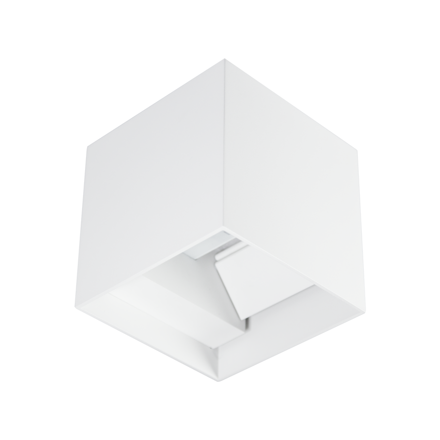 Cube Two Way Adjustable Large Matt Textured White 3000K