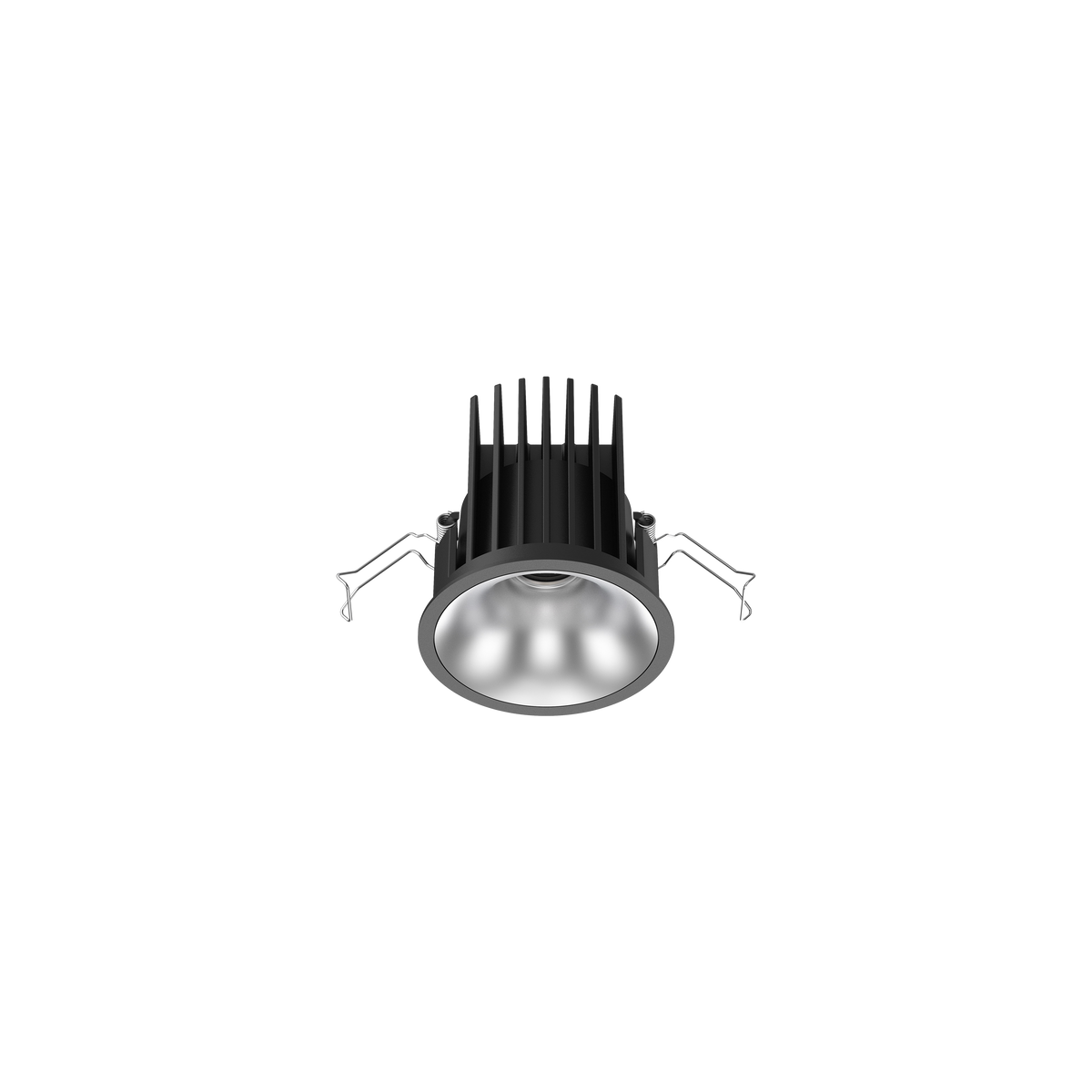 Cevon Medium Darklight Slim Trim Downlight Kit Black, Silver 4000K