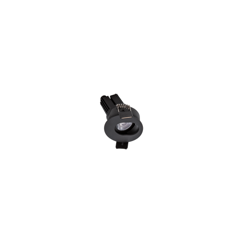 Mini Keyhole Highlighter Tilt Downlight Kit Black 3000K