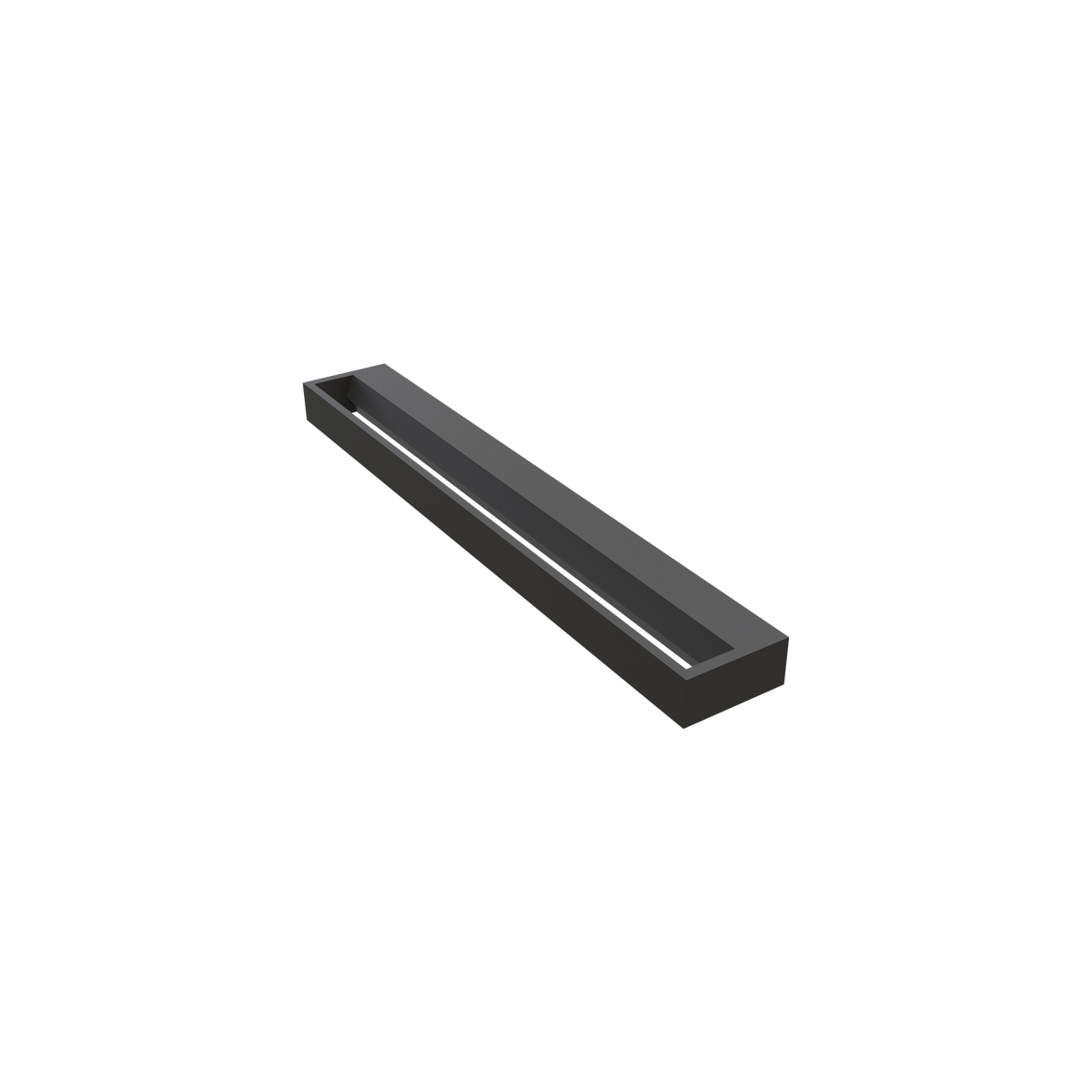 Wedge Wall Light 600mm Black 3000K / 4000K