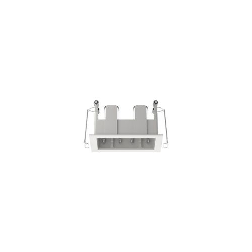 Cevon Type Recessed Rectangular Double Frame for M41 White