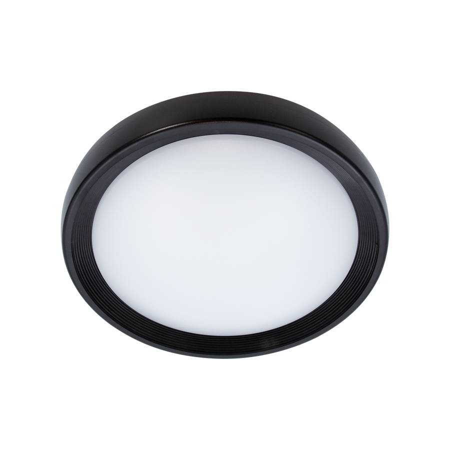 Large Lunar Exterior Button Black 3000K