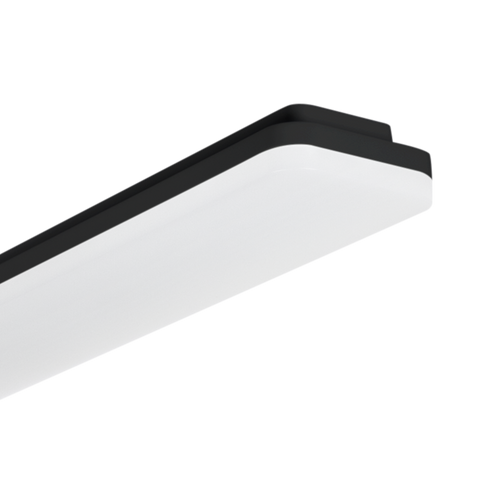 Ledeshi 1200mm Slice Long Dual Wattage Batten Black 3000K / 4000K