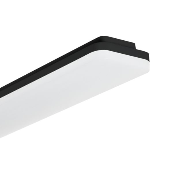 Ledeshi 1200mm Slice Long Dual Wattage Batten Black 3000K / 4000K