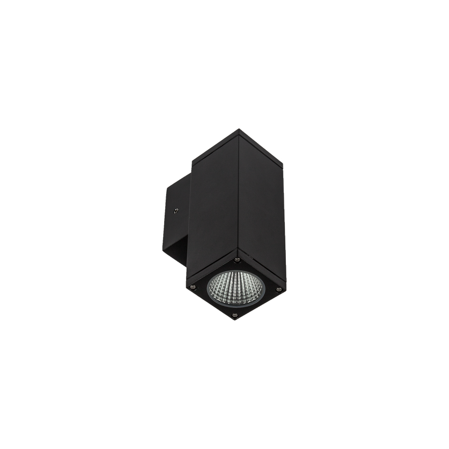 Surface Mount Square Column Spot One Way Black 3000K