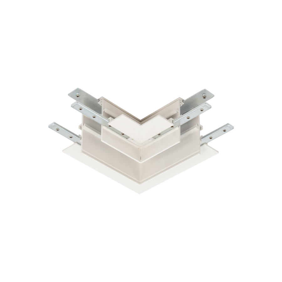 Recessed Deep L Profile Connector Left (Horizontal) White