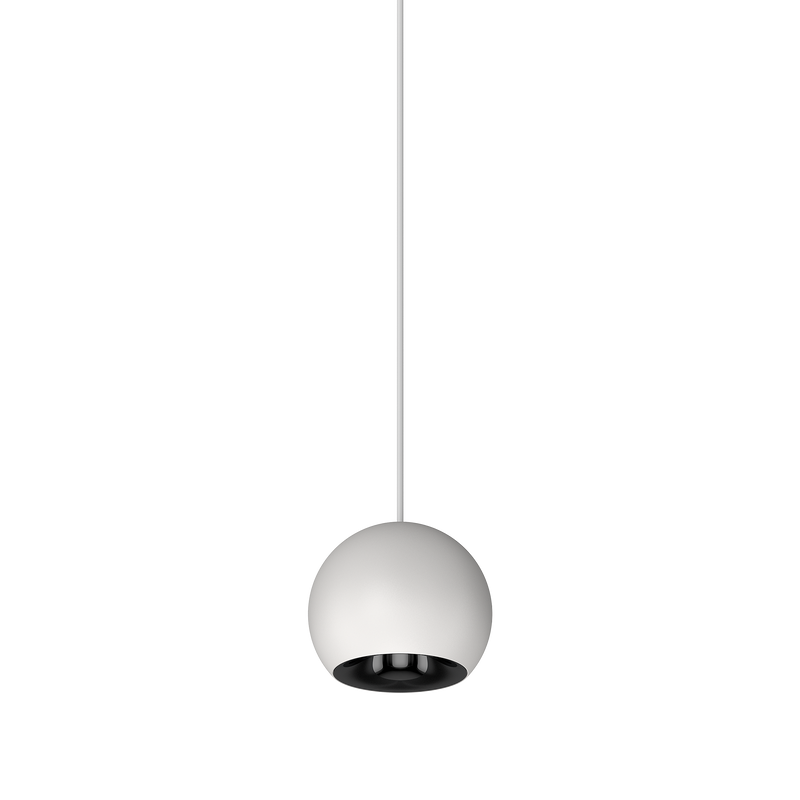 Cevon M60 Type 25 Dark Art Pendant Spot White, High Gloss Black 3000K