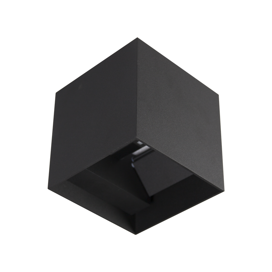 Cube Two Way Adjustable Large Matte Textured Black 3000K