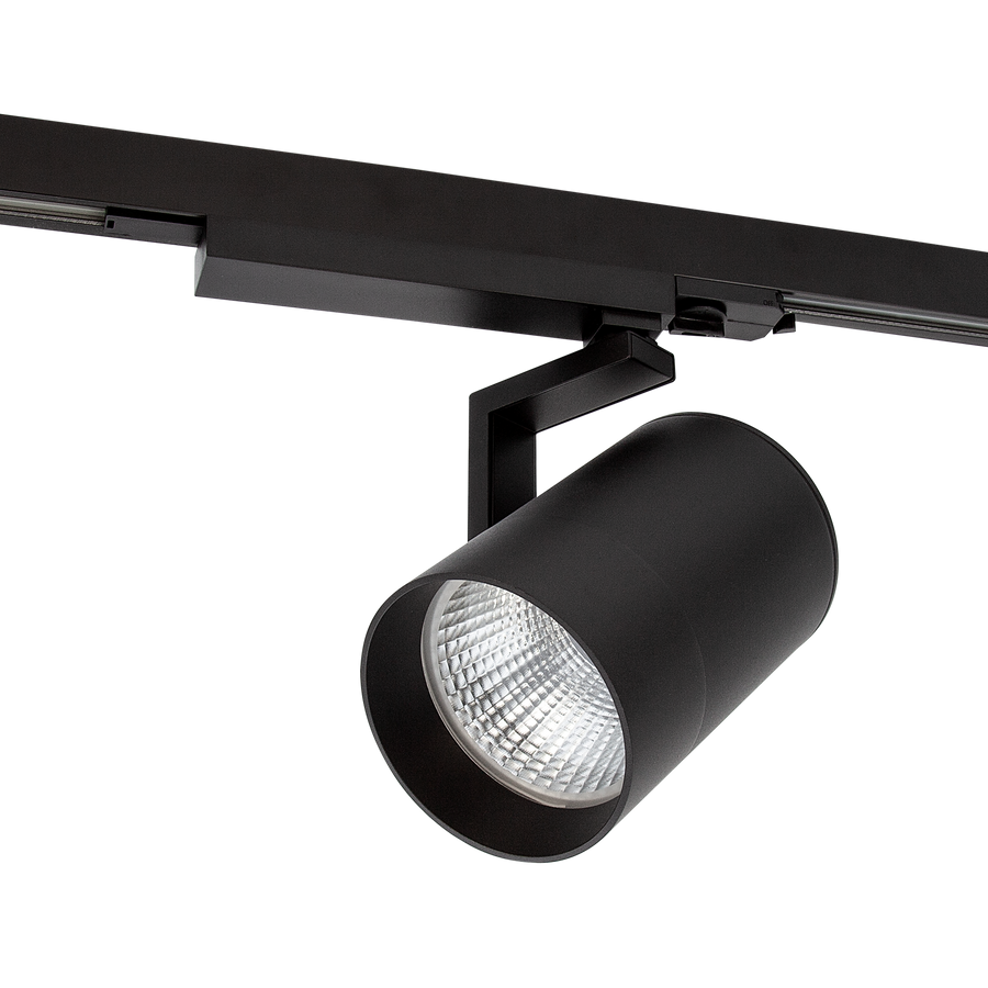 Three Circuit Track Spot X-High Output Black 4000K