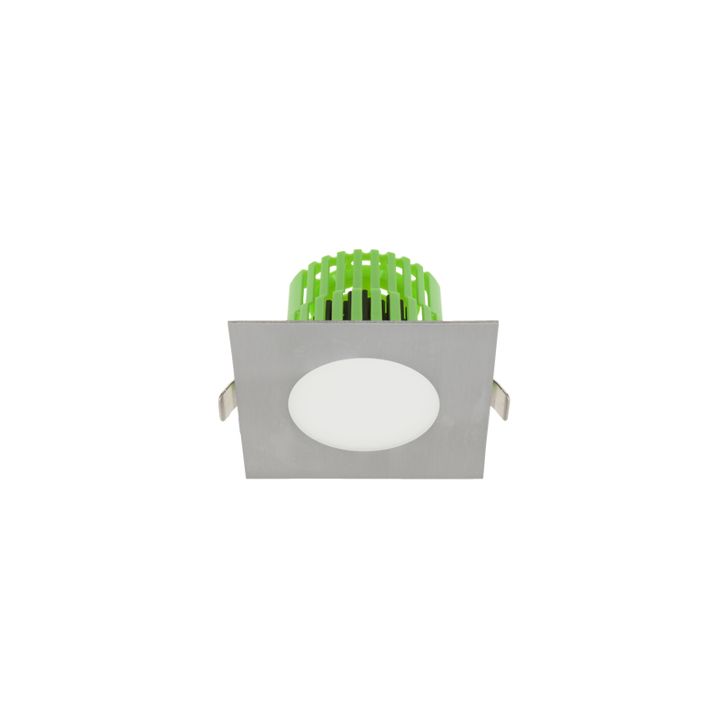 13W Flat Series Brushed Aluminium 3000K