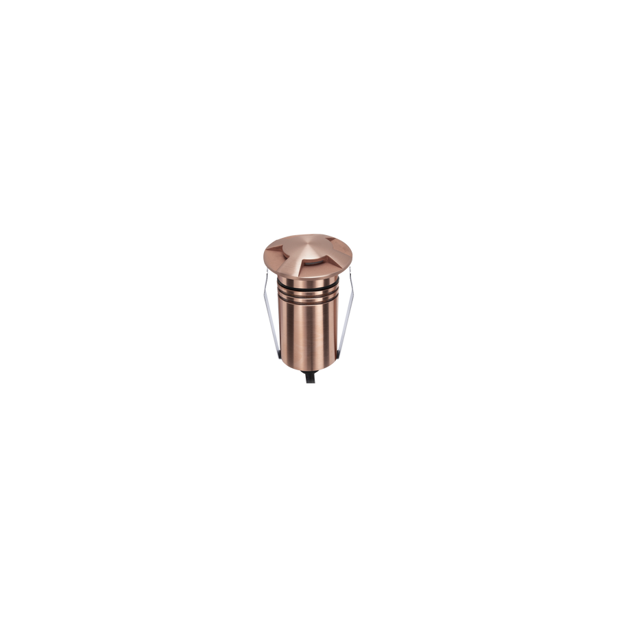 Exterior Recessed 4-Way Copper 2700K