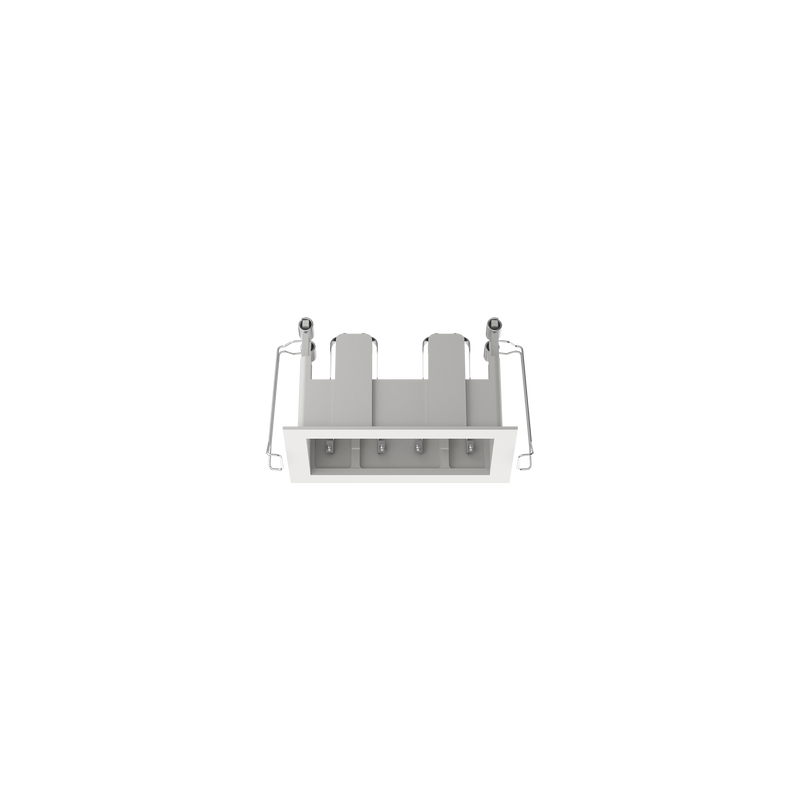 Cevon Type Recessed Rectangular Double Frame for M41 White