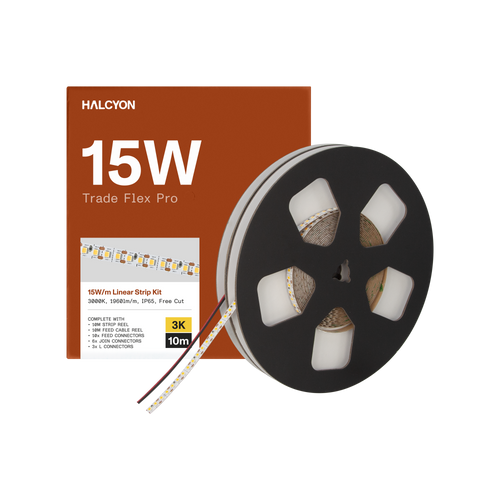 15W/m 3000K Trade Flex Pro Tape - 10m Trade Kit