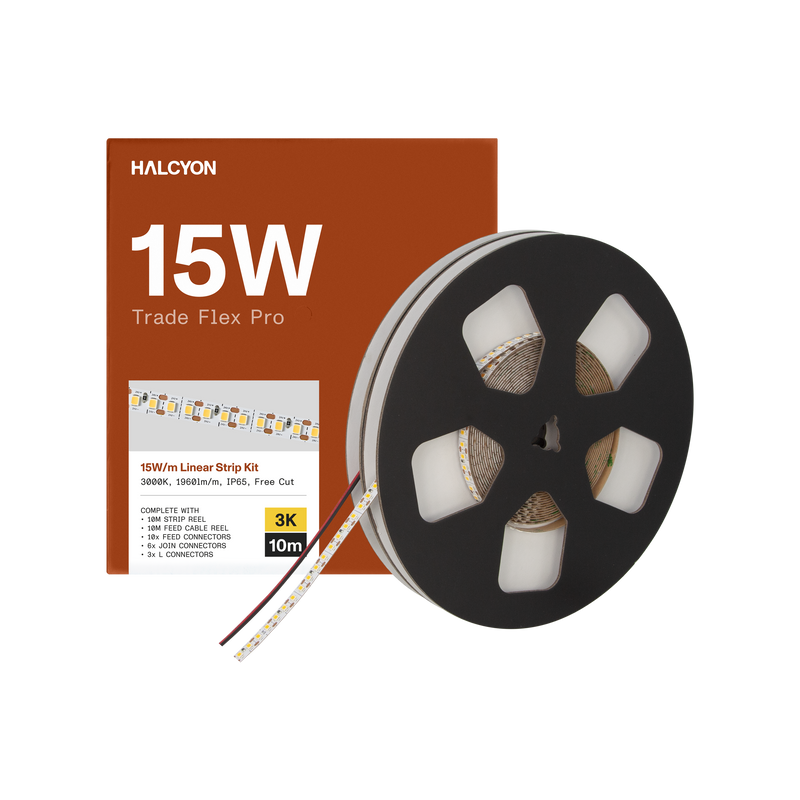 15W/m 3000K Trade Flex Pro Tape - 10m Trade Kit