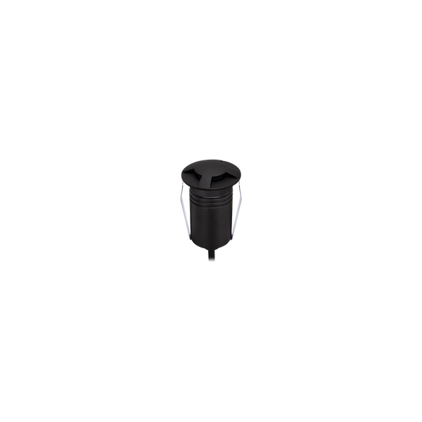 Exterior Recessed 3-Way Dimmable Black 2700K
