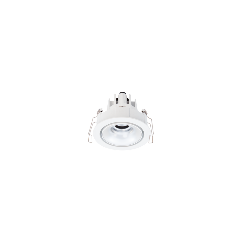 Cevon Dark Art Tilt/Rotate Small Downlight Kit White, Silver 3000K
