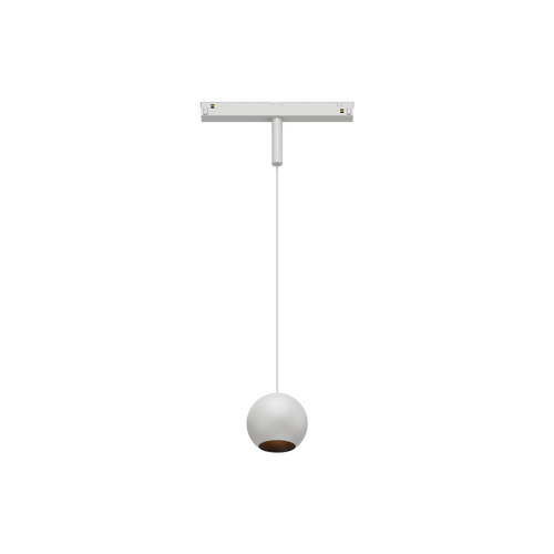 Cevon T8 48V Track Pendant Sphere White, Black