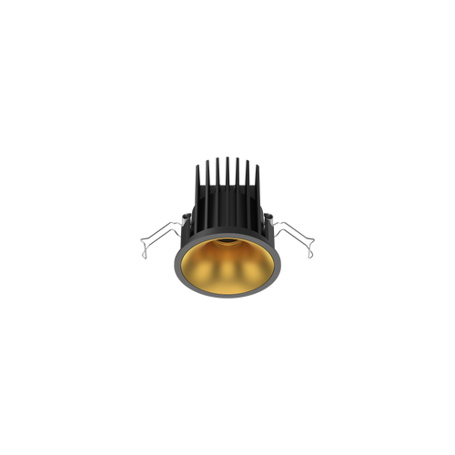 Cevon Medium Darklight Slim Trim Downlight Kit Black, Gold 3000K