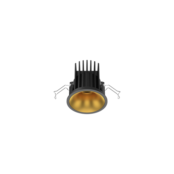 Cevon Medium Darklight Slim Trim Downlight Kit Black, Gold 3000K
