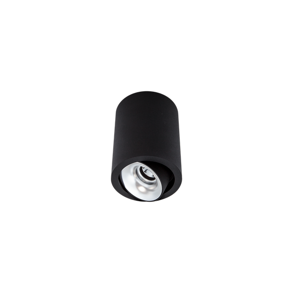 Cevon Med Tilt/Rotate Surface Mt Downlight Black, Silver 3000K