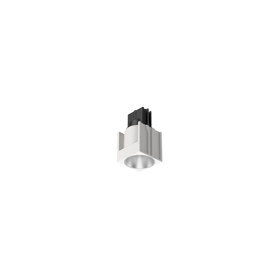 Cevon M41 Type 3 Dark Art Square Fixed White, Silver 3000K