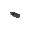 Track 3 Circuit Mains Connector Earth Left Black