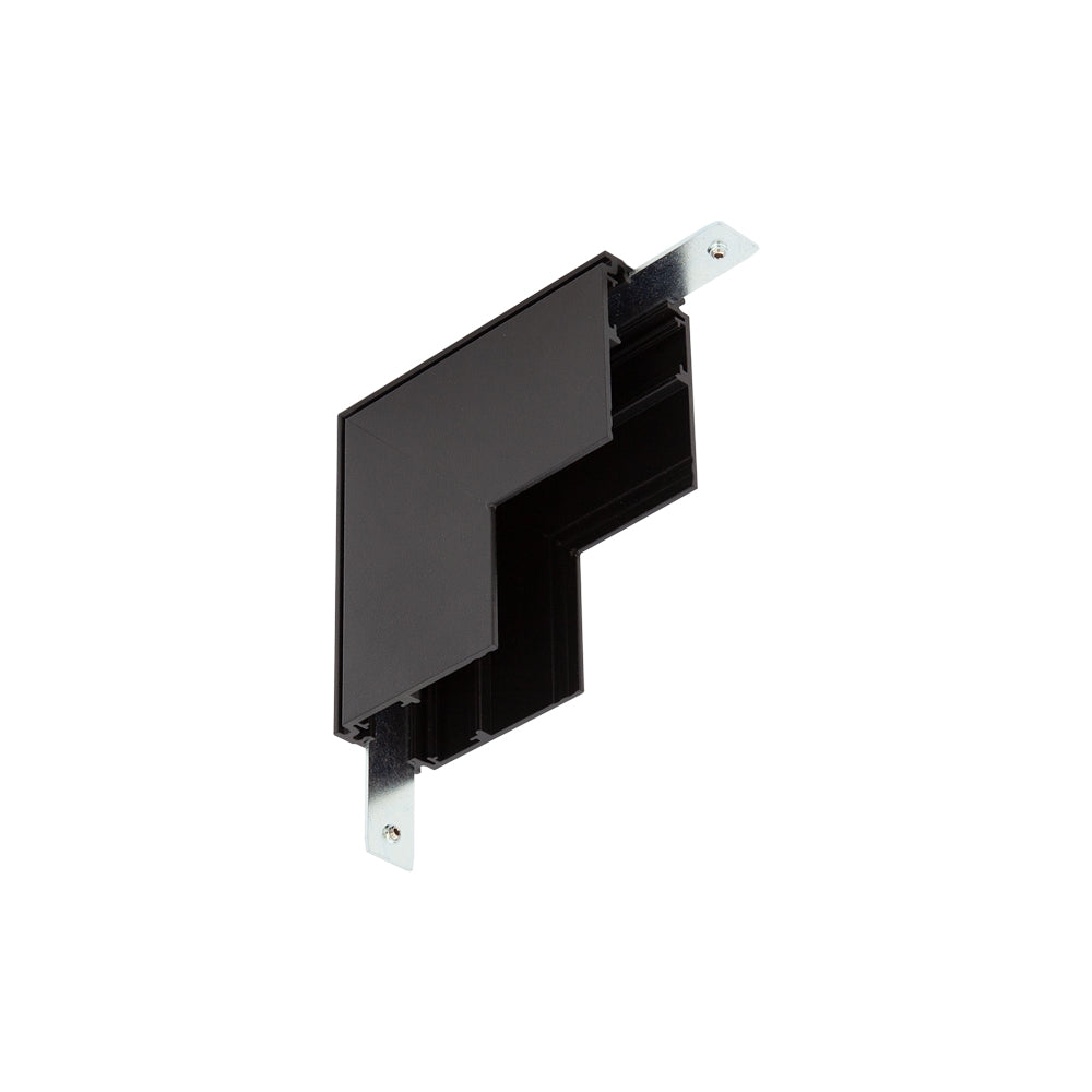 Surface Mount Deep L Profile Connector Wall (Vertical) Black