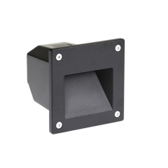 1.2W Exterior Wall Recess Square Select 3K/4K