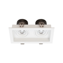 Cevon Box Tilt/Rotate Double Downlight Kit